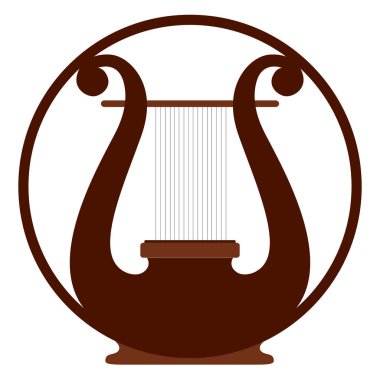 İzole arp müzik aleti