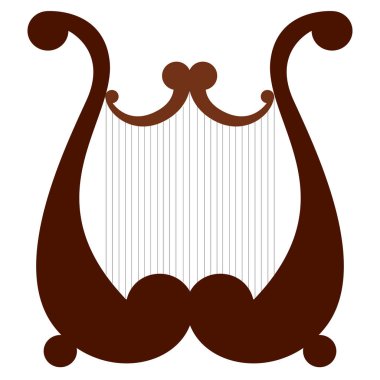 İzole arp müzik aleti