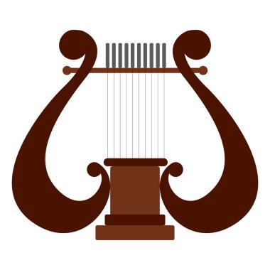 İzole arp müzik aleti