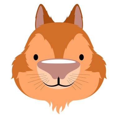İzole şirin hamster avatar