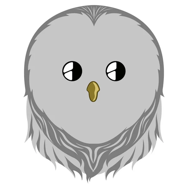 Isolated cute owl avatar — Stock Vector