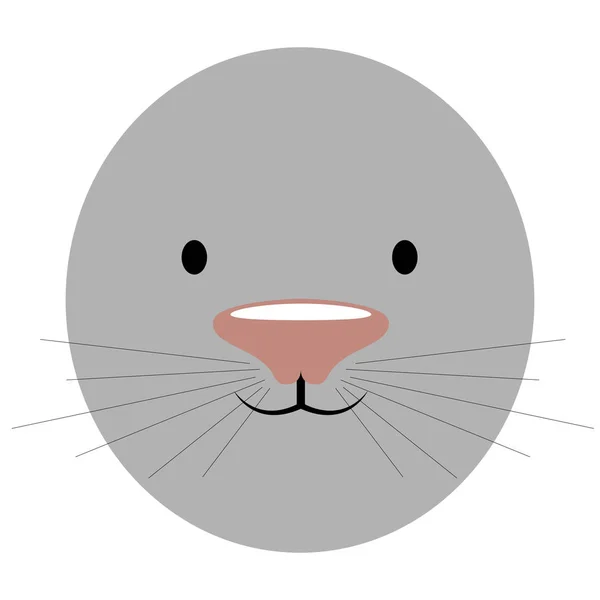 Isolated cute seal avatar — Stock Vector