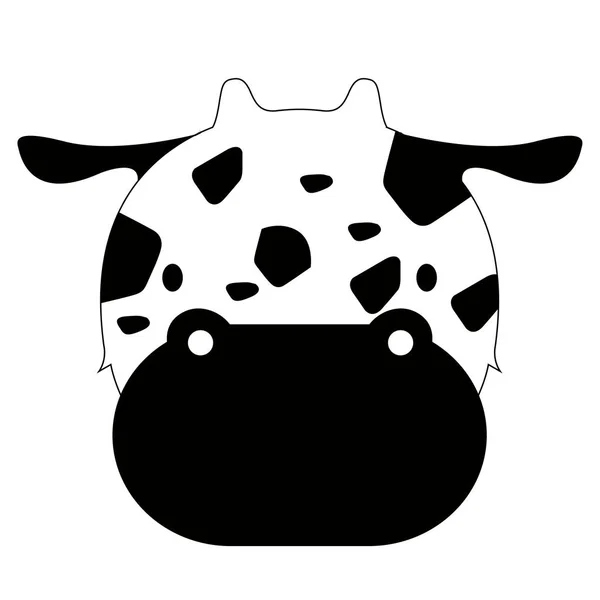 Avatar giraffa carino isolato — Vettoriale Stock