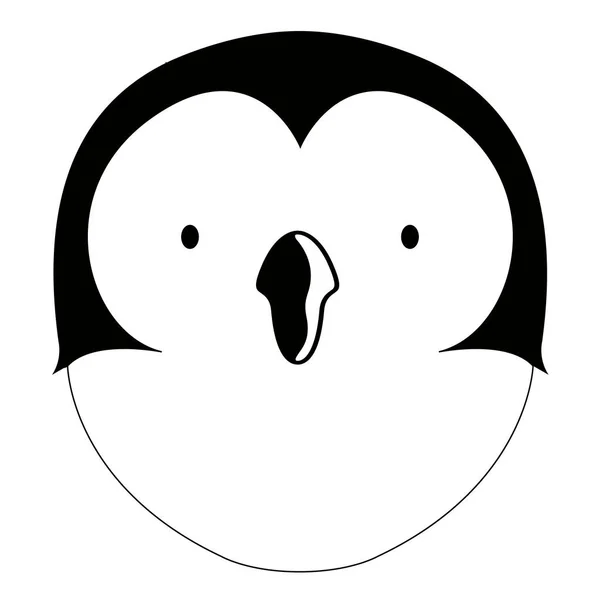 Isolierte niedliche Pinguin Avatar — Stockvektor