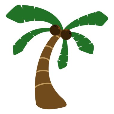 İzole edilmiş palmiye ağacı simgesi