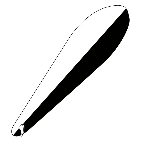 Icono de tabla de surf aislado — Archivo Imágenes Vectoriales