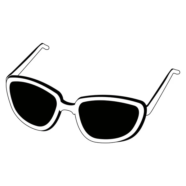 İzole yaz gözlük simgesi — Stok Vektör