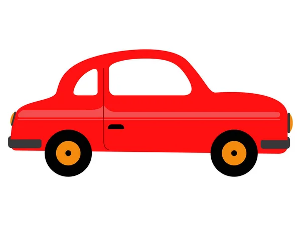 Geïsoleerde auto speelgoed pictogram — Stockvector