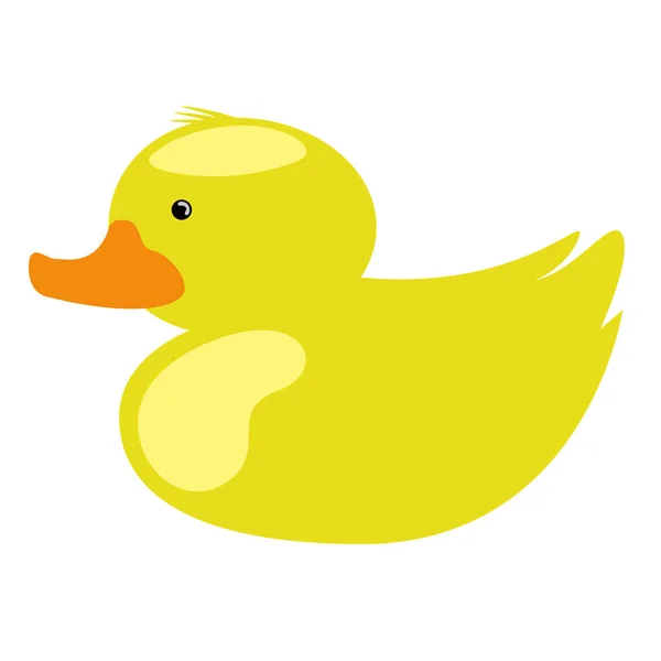 Απομονωμένες από καουτσούκ duck παιχνίδι εικονίδιο — Διανυσματικό Αρχείο