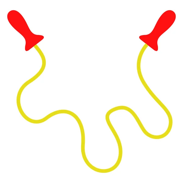 Ізольована піктограма мотузки іграшки — стоковий вектор