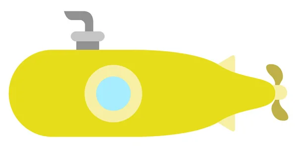 Icono de juguete submarino aislado — Vector de stock