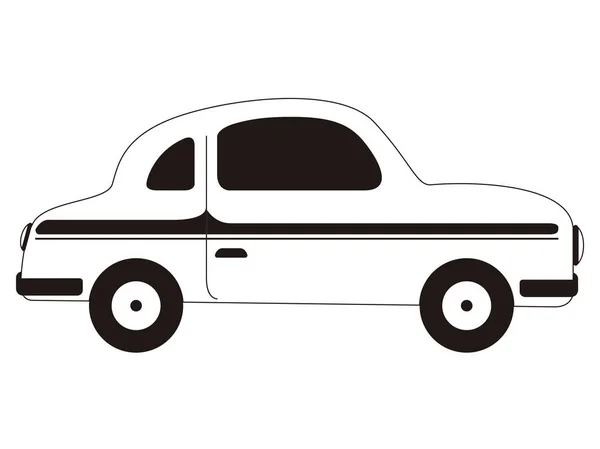Icono de juguete de coche aislado — Vector de stock