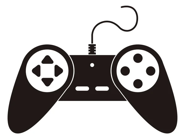 Elszigetelt joystick játék ikon — Stock Vector