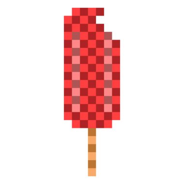 Pixelated buzlu çubuk simgesi