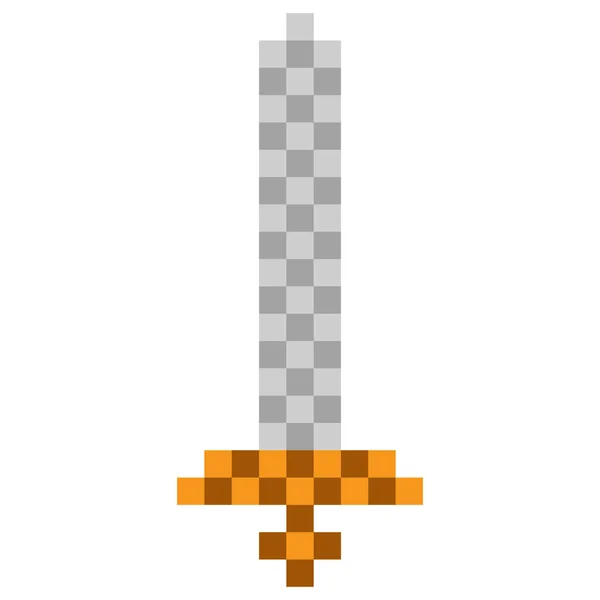 Pixelated kard ikon — Stock Vector