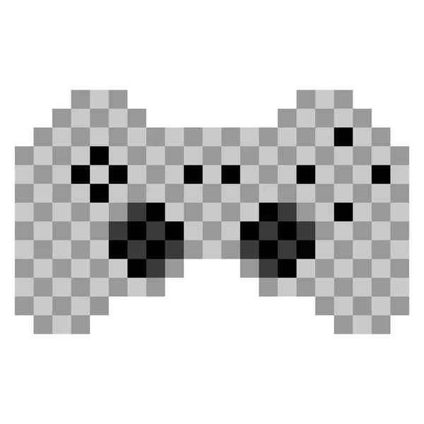 Pixelated joystick ikona — Stockový vektor