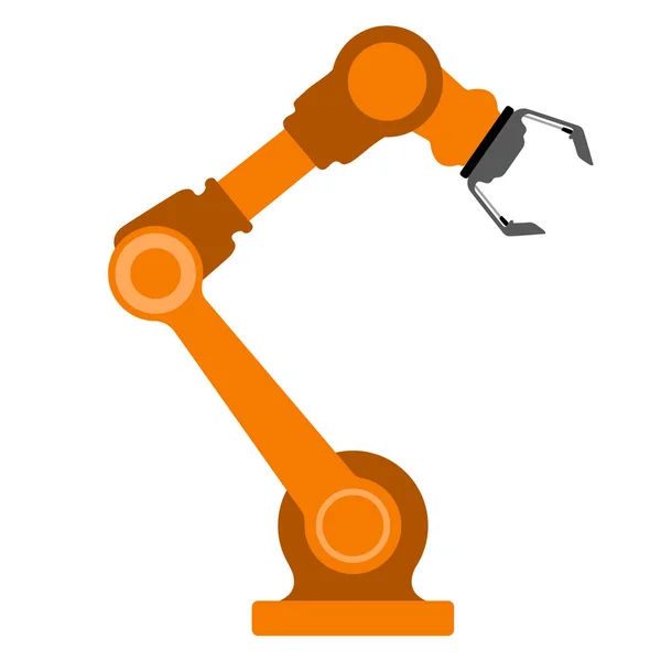 Ícone de braço robótico isolado —  Vetores de Stock