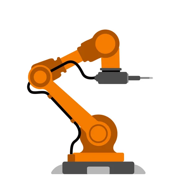 Ícone de braço robótico isolado —  Vetores de Stock