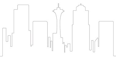 Seattle'nın sürekli çizgi syline