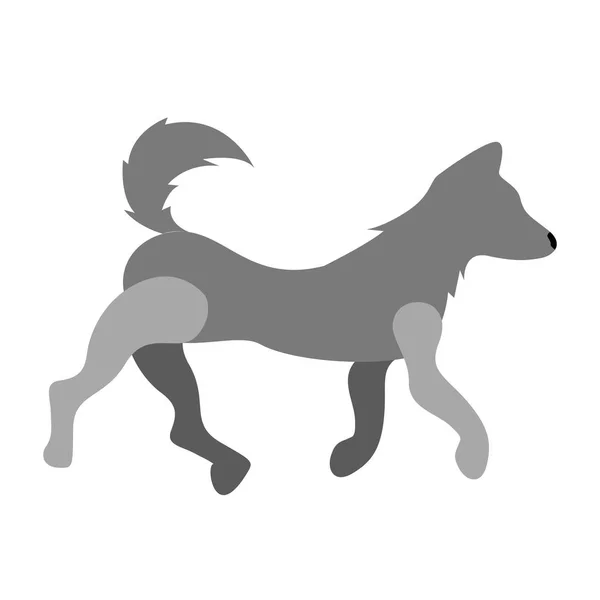 Icona del cane isolato — Vettoriale Stock