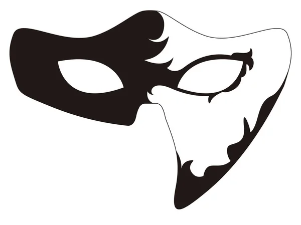 Geïsoleerde carnaval masker pictogram — Stockvector