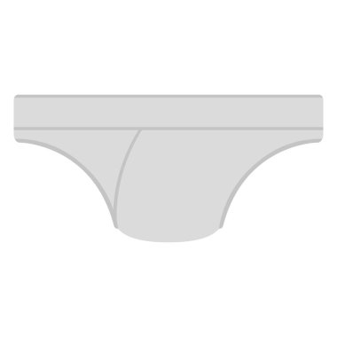 İzole erkek iç çamaşırı simgesi