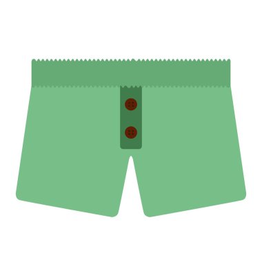 İzole erkek iç çamaşırı simgesi