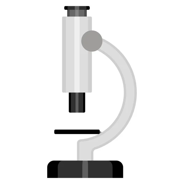 Icona del microscopio isolato — Vettoriale Stock