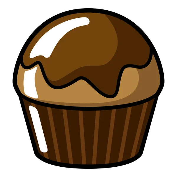 Icono de tortita cómica — Vector de stock