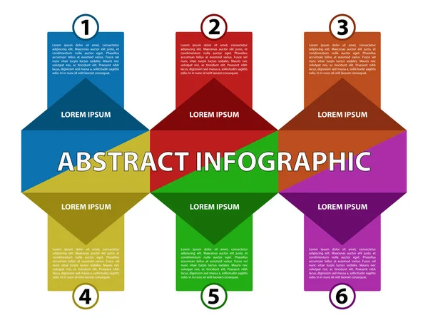 Abstract business infographic — Stock Vector