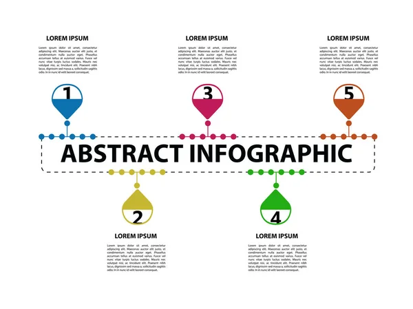 Abstract business infographic — Stock Vector