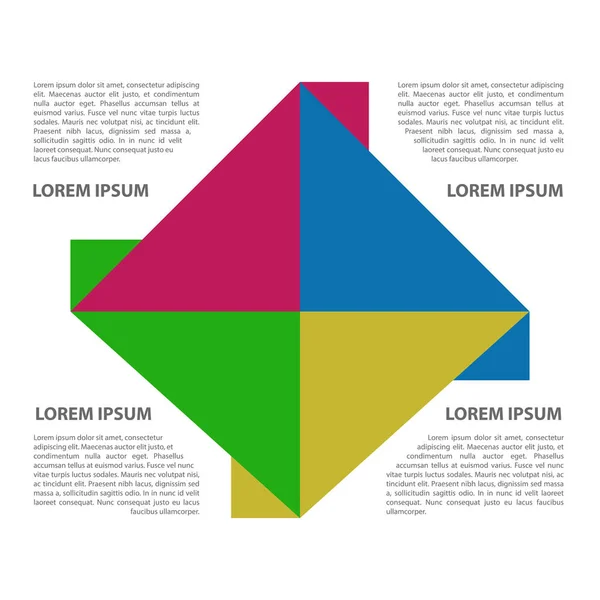 Abstrakte Wirtschaftsinfografik — Stockvektor