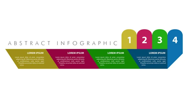 Абстрактная бизнес-инфография — стоковый вектор