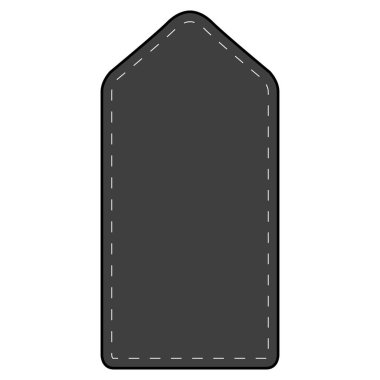 İzole boş Satılık etiket