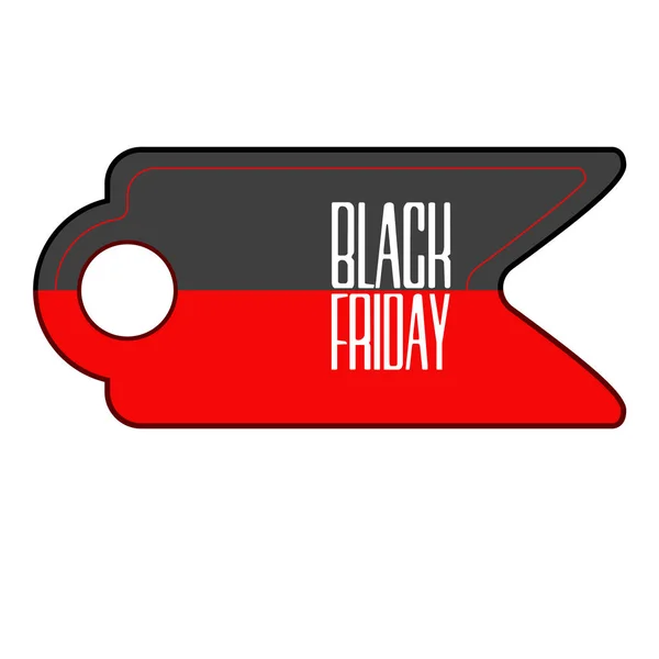 Isolatted black friday label — Stock Vector