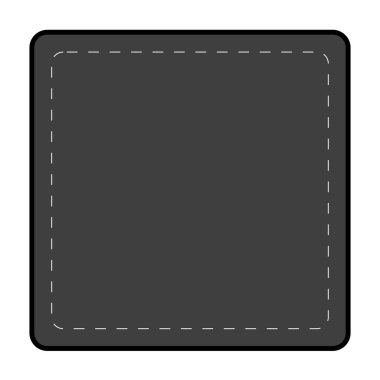 İzole boş Satılık etiket