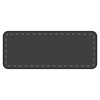 İzole boş Satılık etiket