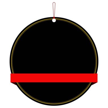 İzole boş Satılık etiket