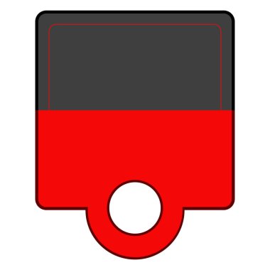 İzole boş Satılık etiket