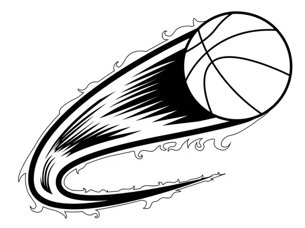 Basketball mit Effekt-Ikone — Stockvektor
