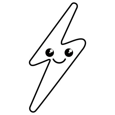 Mutlu sevimli thunder hava simgesi