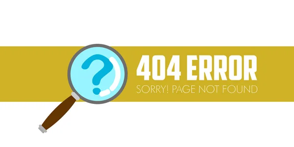 404-es hiba-weboldal nem található grafikai tervezés — Stock Vector