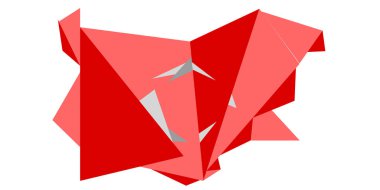 Türkiye'de düşük poli stil Haritası