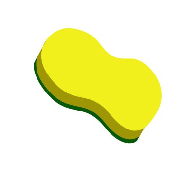 İzole sünger simgesi