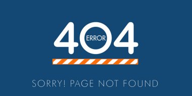 404 hata Web grafik tasarım bulunamadı. Vektör çizim