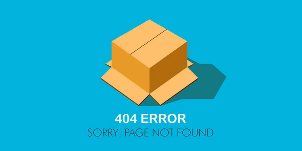 404-es hiba-weboldal nem található grafikai tervezés — Stock Vector