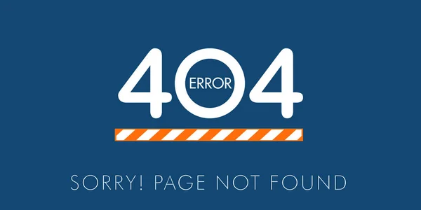 404 Errore Sito Web Non Trovato Disegno Grafico Illustrazione Vettoriale — Vettoriale Stock