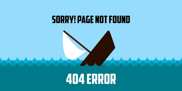 Site Web d'erreur 404 non trouvé graphisme — Image vectorielle