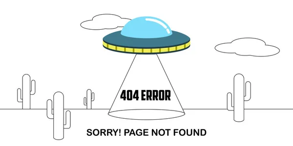 404-fel webbplats inte hittade grafisk design — Stock vektor