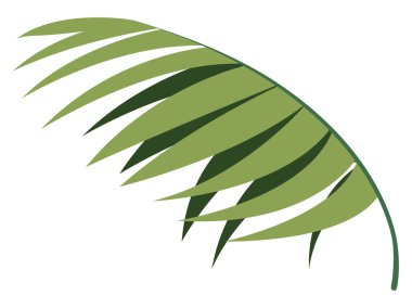 Renkli tropikal yaprak simgesi